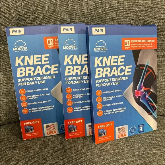 NWT knee brace sleeve support small medium large - Picture 2 of 3